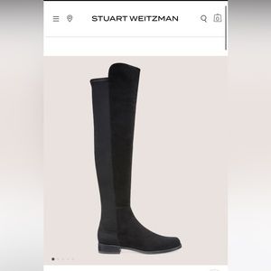 Stuart Weitzman Black Over the Knee Boots